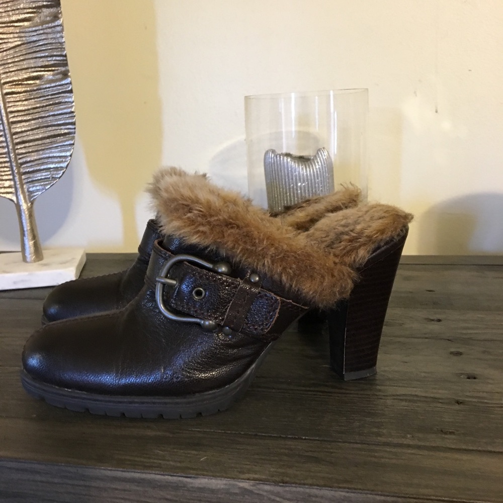 B.O.C Furry Clogs